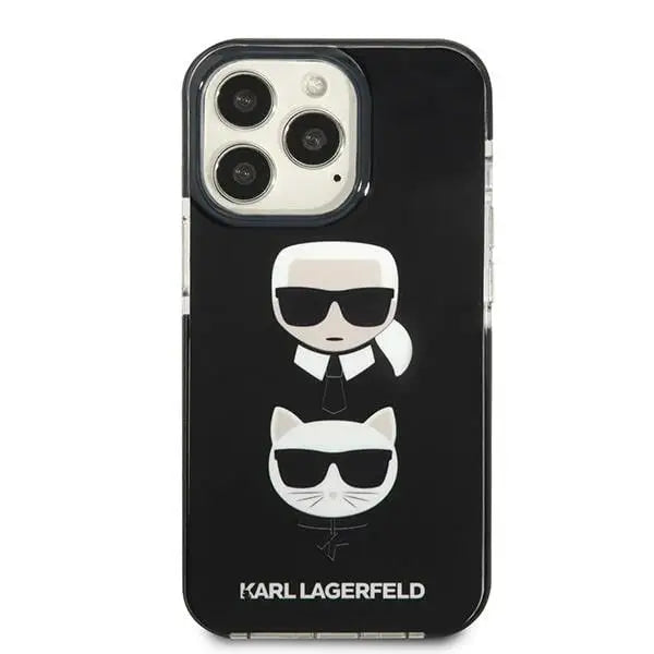Karl Lagerfeld Karl&Choupette Head Case for iPhone 13 Pro Max - Black - Cell phone cases and covers<<<HurtelXML