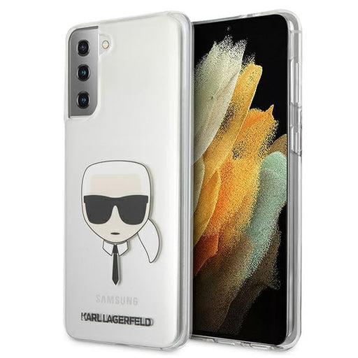 Karl Lagerfeld Karl’s Head Case for Samsung Galaxy S21+ - Transparent - Cell phone cases and covers<<<HurtelXML