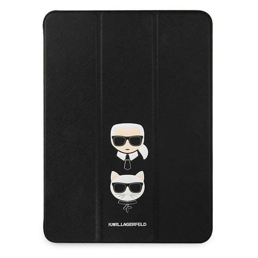 Karl Lagerfeld KLFC12OKCK iPad 12.9’’ Pro 2021 Book Cover czarny/black Saffiano Karl &Choupette - Cell phone cases