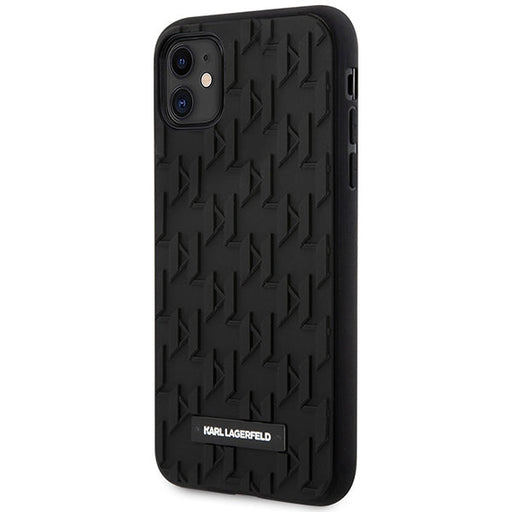 Karl Lagerfeld KLHCN61RUPKLPK iPhone 11 / Xr 6.1’’ hardcase black/black 3D Monogram - Cell phone cases