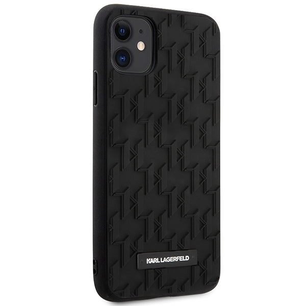 Karl Lagerfeld KLHCN61RUPKLPK iPhone 11 / Xr 6.1’’ hardcase black/black 3D Monogram - Cell phone cases