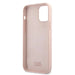 Karl Lagerfeld KLHCP12LSTKLTLP iPhone 12 Pro Max 6,7’’ Silicone Stack Logo różowy/pink - Cell phone cases
