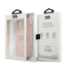 Karl Lagerfeld KLHCP12LSTKLTLP iPhone 12 Pro Max 6,7’’ Silicone Stack Logo różowy/pink - Cell phone cases