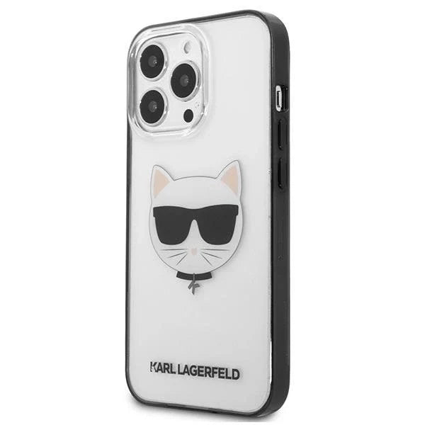 Karl Lagerfeld KLHCP13LHCHCK iPhone 13 Pro / 13 6,1’’ transparent Ikonik Choupette - Cell phone cases