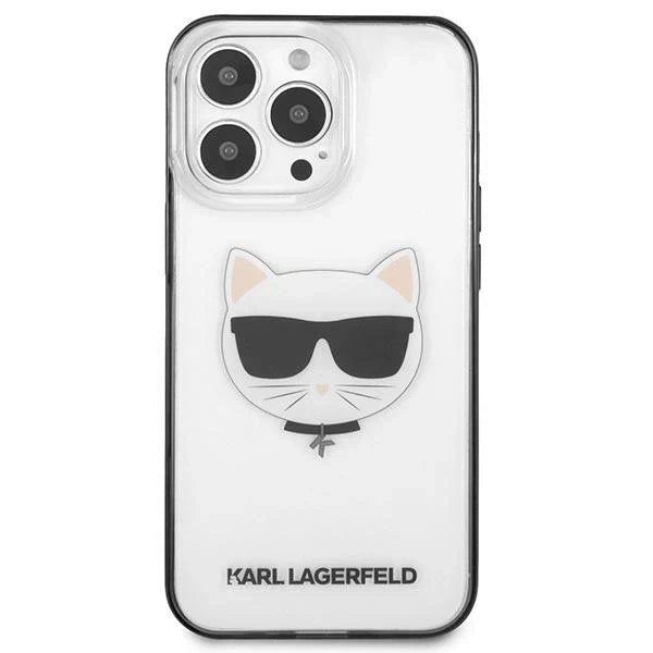 Karl Lagerfeld KLHCP13LHCHCK iPhone 13 Pro / 13 6,1’’ transparent Ikonik Choupette - Cell phone cases