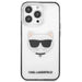 Karl Lagerfeld KLHCP13LHCHCK iPhone 13 Pro / 13 6,1’’ transparent Ikonik Choupette - Cell phone cases