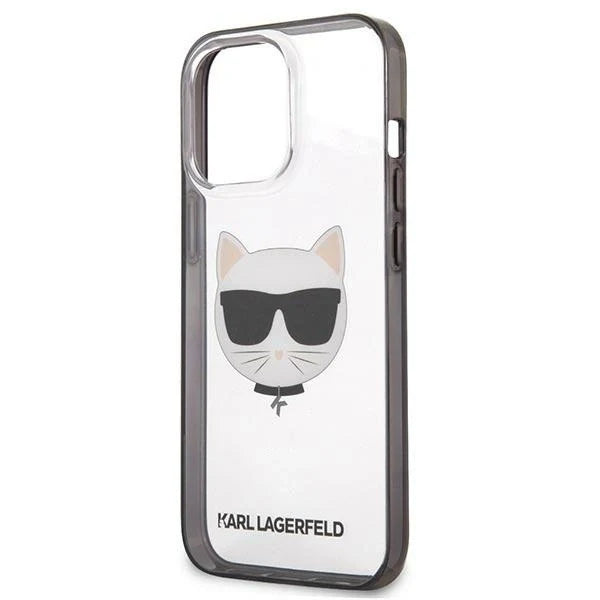 Karl Lagerfeld KLHCP13LHCHCK iPhone 13 Pro / 13 6,1’’ transparent Ikonik Choupette - Cell phone cases