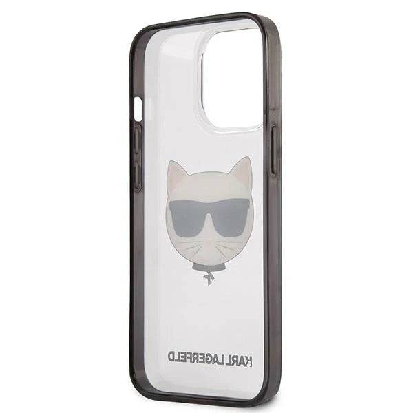 Karl Lagerfeld KLHCP13LHCHCK iPhone 13 Pro / 13 6,1’’ transparent Ikonik Choupette - Cell phone cases