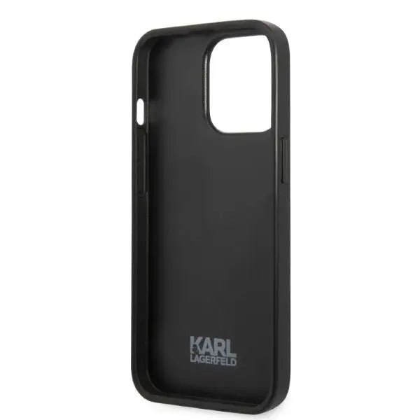 Karl Lagerfeld KLHCP13LPMNIKBL iPhone 13 Pro / 13 6.1’’ hardcase blue/blue Monogram Ikonik Patch - Cell phone cases