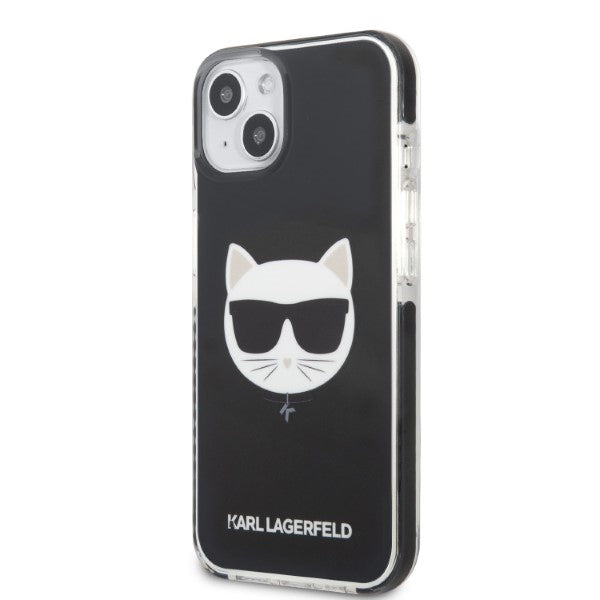 Karl Lagerfeld KLHCP13MTPECK iPhone 13 6.1’’ hardcase black/black Choupette Head - Cell phone cases