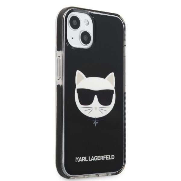 Karl Lagerfeld KLHCP13MTPECK iPhone 13 6.1’’ hardcase black/black Choupette Head - Cell phone cases