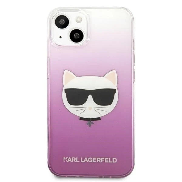 Karl Lagerfeld KLHCP13SCTRP iPhone 13 mini 5.4’’ hardcase pink/pink Choupette Head - Cell phone cases