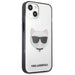 Karl Lagerfeld KLHCP13SHCHCK iPhone 13 mini 5,4’’ transparent Ikonik Choupette - Cell phone cases and covers<<<HurtelXML