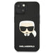 Karl Lagerfeld KLHCP13SKH3DBK iPhone 13 mini 5,4’’ czarny/black hardcase 3D Rubber Karl`s Head - Cell phone cases