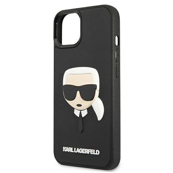 Karl Lagerfeld KLHCP13SKH3DBK iPhone 13 mini 5,4’’ czarny/black hardcase 3D Rubber Karl`s Head - Cell phone cases