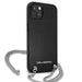 Karl Lagerfeld KLHCP13SPMK iPhone 13 mini 5,4 ’hardcase black / black Leather Textured and Chain - Cell phone cases