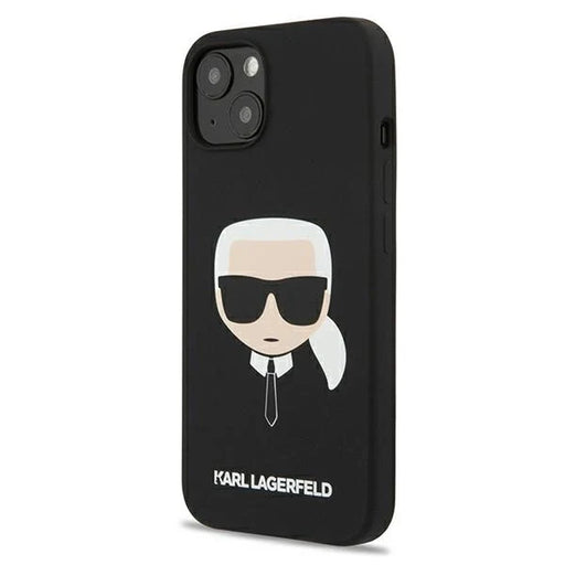 Karl Lagerfeld KLHCP13SSLKHBK iPhone 13 mini 5,4’’ czarny/black hardcase Silicone Karl’s Head - Cell phone cases