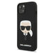 Karl Lagerfeld KLHCP13SSLKHBK iPhone 13 mini 5,4’’ czarny/black hardcase Silicone Karl’s Head - Cell phone cases