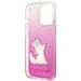 Karl Lagerfeld KLHCP14LCFNRCPI iPhone 14 Pro 6.1 ’hardcase pink / pink Choupette Fun - Cell phone cases