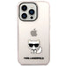 Karl Lagerfeld KLHCP14LCTTRI iPhone 14 Pro 6.1 ’hardcase pink / pink Transparent Choupette Body - Cell phone cases
