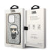 Karl Lagerfeld KLHCP14LGFKPG iPhone 14 Pro 6.1 ’hardcase silver / silver Glitter Flakes Ikonik - Cell phone cases