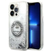 Karl Lagerfeld KLHCP14LLCRSGRS iPhone 14 Pro 6.1 ’silver / silver hardcase Liquid Glitter RSG - Cell phone cases