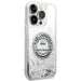 Karl Lagerfeld KLHCP14LLCRSGRS iPhone 14 Pro 6.1 ’silver / silver hardcase Liquid Glitter RSG - Cell phone cases
