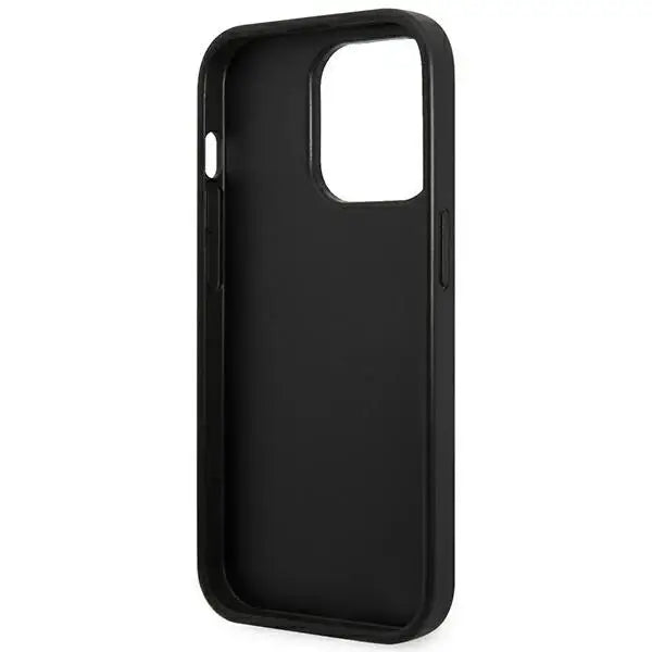 Karl Lagerfeld KLHCP14LSAKLHPG iPhone 14 Pro 6.1 ’hardcase gray / gray Saffiano Mono Metal Logo - Cell phone cases