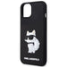 Karl Lagerfeld KLHCP14M3DRKHNK iPhone 14 Plus 6.7’’ black/black hardcase Rubber Choupette 3D - Cell phone cases