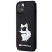 Karl Lagerfeld KLHCP14M3DRKHNK iPhone 14 Plus 6.7’’ black/black hardcase Rubber Choupette 3D - Cell phone cases
