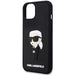 Karl Lagerfeld KLHCP14M3DRKINK iPhone 14 Plus 6.7’’ black/black hardcase Rubber Ikonik 3D - Cell phone cases