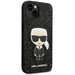 Karl Lagerfeld KLHCP14MGFKPK iPhone 14 Plus 6.7 ’hardcase black / black Glitter Flakes Ikonik - Cell phone cases