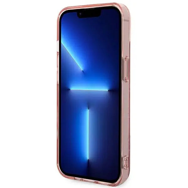 Karl Lagerfeld KLHCP14MHKLSPCP iPhone 14 Plus 6.7 ’hardcase pink / pink Mono Vertical Stripe - Cell phone cases