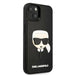 Karl Lagerfeld KLHCP14MKH3DBK iPhone 14 Plus 6.7 ’black / black hardcase 3D Rubber Karl’s Head - Cell phone cases