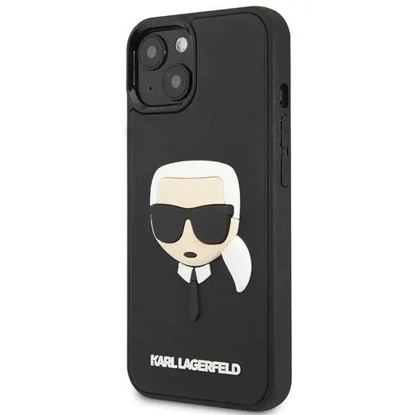 Karl Lagerfeld KLHCP14MKH3DBK iPhone 14 Plus 6.7 ’black / black hardcase 3D Rubber Karl’s Head - Cell phone cases