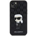 Karl Lagerfeld KLHCP14MSAKHPKK iPhone 14 Plus 6.7’’ black/black Saffiano Monogram Ikonik - Cell phone cases