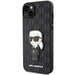 Karl Lagerfeld KLHCP14MSAKHPKK iPhone 14 Plus 6.7’’ black/black Saffiano Monogram Ikonik - Cell phone cases
