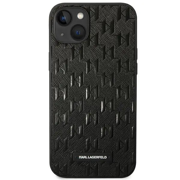 Karl Lagerfeld KLHCP14MSAKLHPK iPhone 14 Plus 6.7 ’hardcase black / black Saffiano Mono Metal Logo - Cell phone cases