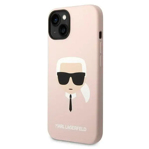 Karl Lagerfeld KLHCP14MSLKHLP iPhone 14 Plus 6.7 ’hardcase pink / pink Silicone Karl’s Head - Cell phone cases