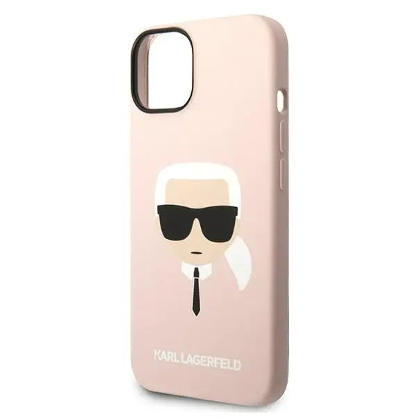 Karl Lagerfeld KLHCP14MSLKHLP iPhone 14 Plus 6.7 ’hardcase pink / pink Silicone Karl’s Head - Cell phone cases