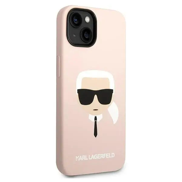 Karl Lagerfeld KLHCP14MSLKHLP iPhone 14 Plus 6.7 ’hardcase pink / pink Silicone Karl’s Head - Cell phone cases