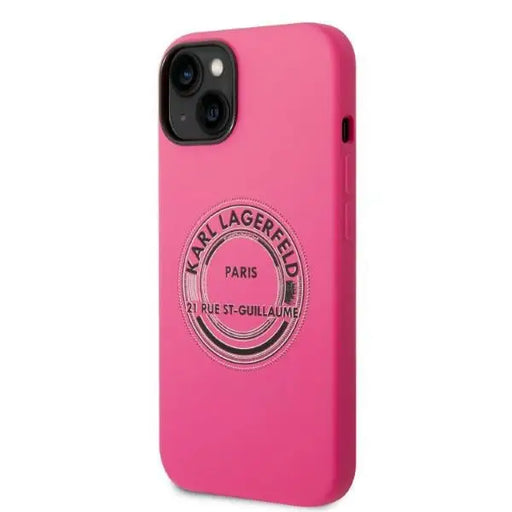 Karl Lagerfeld KLHCP14MSRSGRCF iPhone 14 Plus 6.7 ’hardcase pink / pink Silicone RSG - Cell phone cases