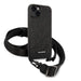Karl Lagerfeld KLHCP14MSTMK iPhone 14 Plus 6.7’’ hardcase black/black Monogram Plaque Logo Strap - Cell phone cases