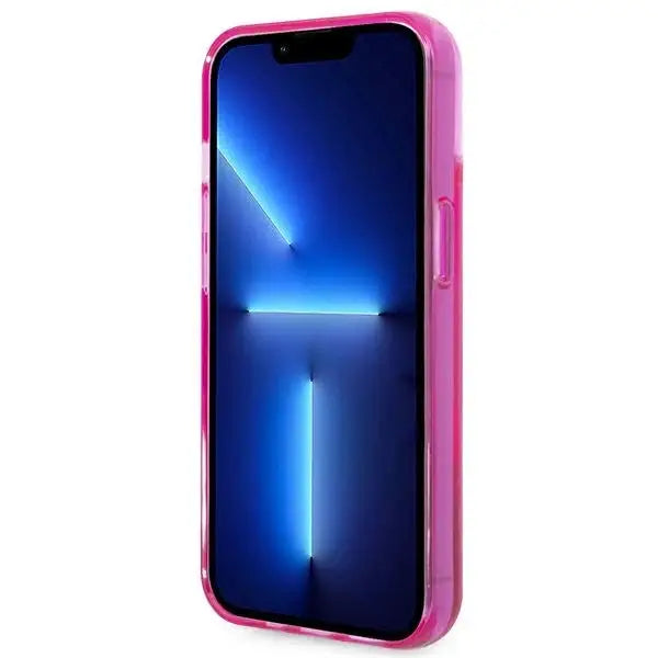 Karl Lagerfeld KLHCP14SLCKVF iPhone 14 6,1’’ różowy/pink hardcase Liquid Glitter Elong - Cell phone cases