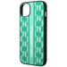 Karl Lagerfeld KLHCP14SPGKLSKN iPhone 14 6.1 ’hardcase green / green Monogram Stripe - Cell phone cases