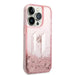 Karl Lagerfeld KLHCP14XLBKLCP iPhone 14 Pro Max 6.7 ’pink / pink hardcase Liquid Glitter Big KL - Cell phone cases