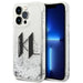 Karl Lagerfeld KLHCP14XLBKLCS iPhone 14 Pro Max 6,7’’ srebrny/silver hardcase Liquid Glitter Big KL - Cell phone cases