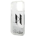 Karl Lagerfeld KLHCP14XLBKLCS iPhone 14 Pro Max 6,7’’ srebrny/silver hardcase Liquid Glitter Big KL - Cell phone cases