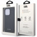 Karl Lagerfeld KLHCP14XSACKLHPK iPhone 14 Pro Max 6.7’’ black/black hardcase Saffiano Monogram Chain - Cell phone cases