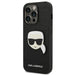 Karl Lagerfeld KLHCP14XSAPKHK iPhone 14 Pro Max 6,7’’ czarny/black hardcase Saffiano Karl’s Head Patch - Cell phone
